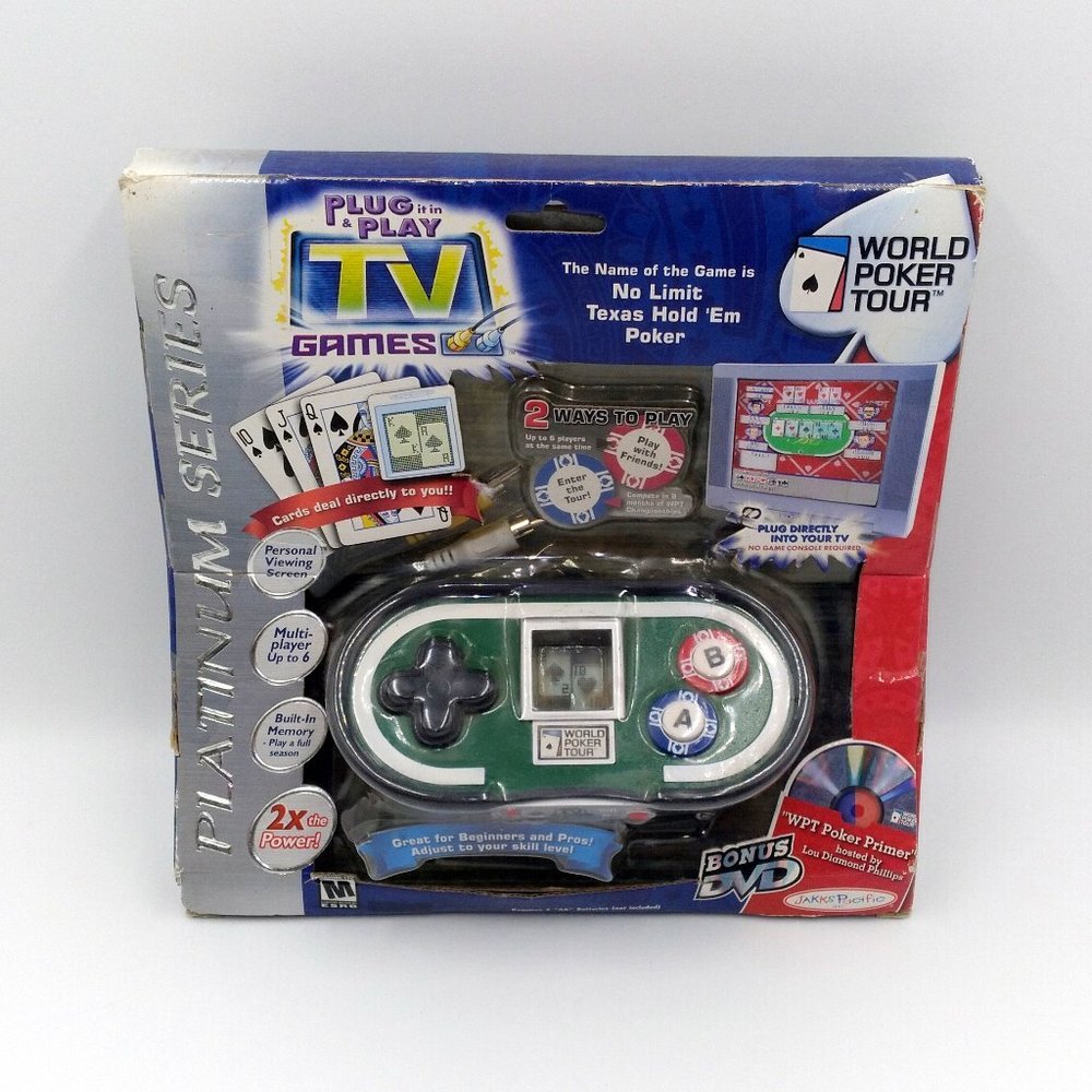 Plug And Play Tv Games World Poker Tour Brand Platinum Series